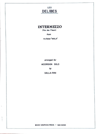 Intermezzo (Pas des Fleurs) from the Ballet Naila (Solo)