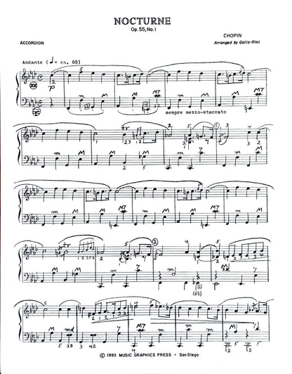 Nocturne Op. 55, No. 1  (Chopin) (Solo)