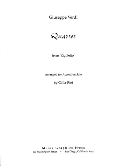 Quartette from Rigoletto (Solo)