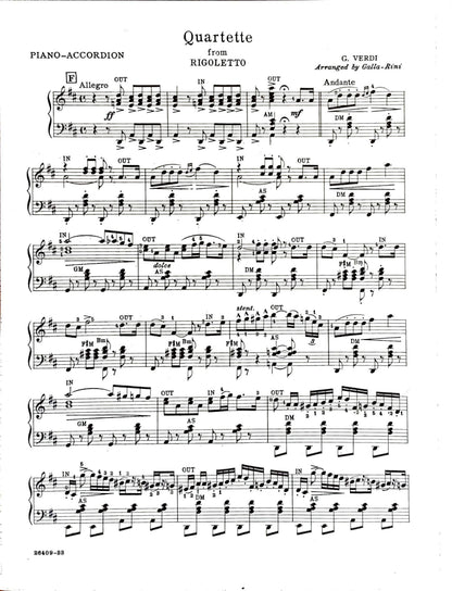 Quartette from Rigoletto (Solo)