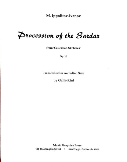 Procession of the Sardar from 'Caucasian Sketches' Op 10 (Solo)