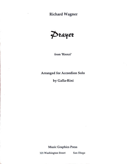 Prayer from Rienzi (Solo)