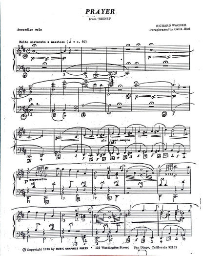 Prayer from Rienzi (Solo)