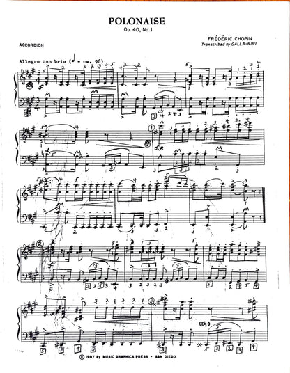 Polonaise Op. 40, No.1 (Solo)