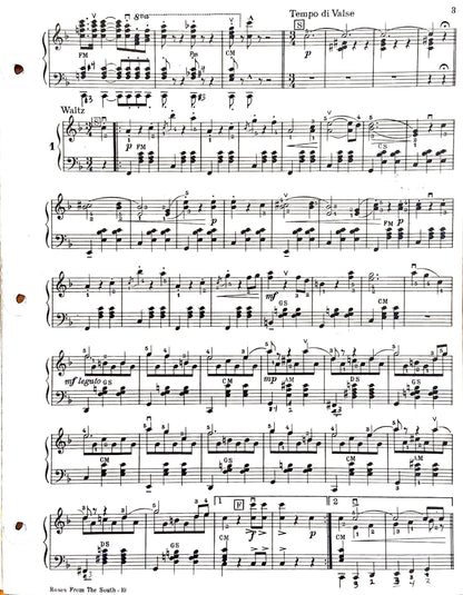 Roses from the South (Waltzes) (Solo)