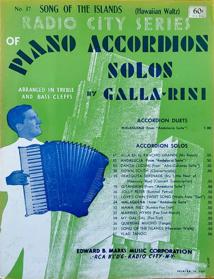 Song of the Islands (Na Lei O Hawaii) Hawaiian Waltz (Solo)