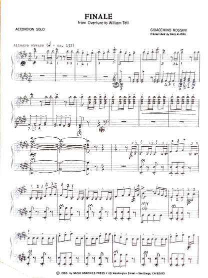 Finale from Overture to William Tell (Solo)