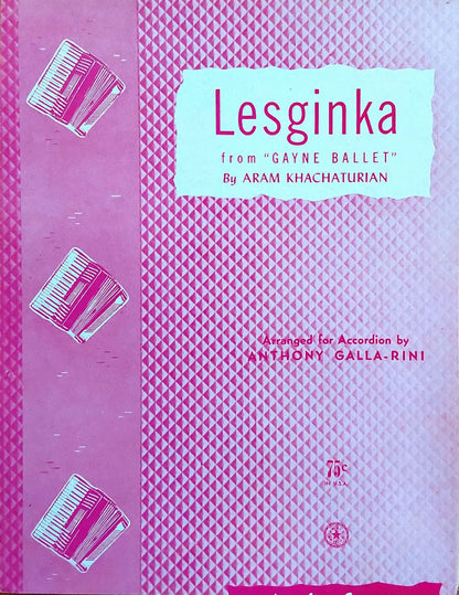 Lesginka from Gayne Ballet (Solo)