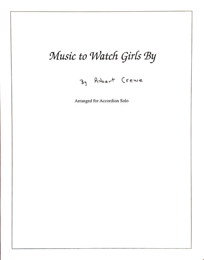 Music to Watch Girls By (Solo)