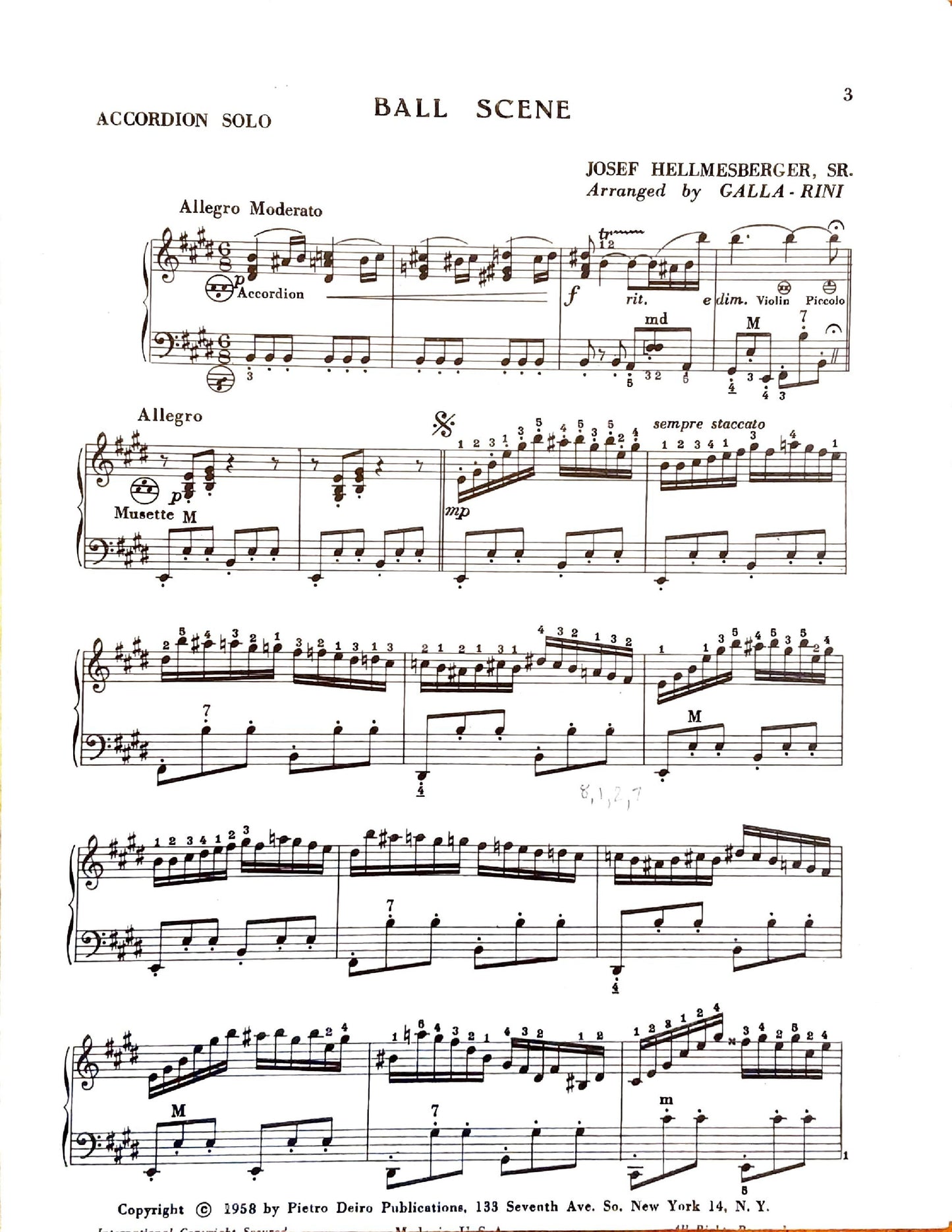 Ball Scene (Scene de Bal) (Solo)