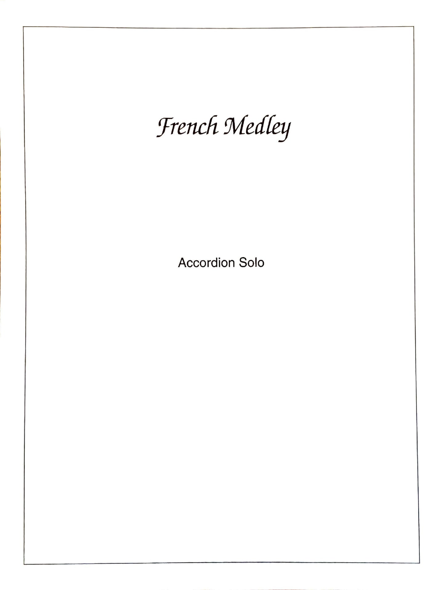 French Medley (Solo)