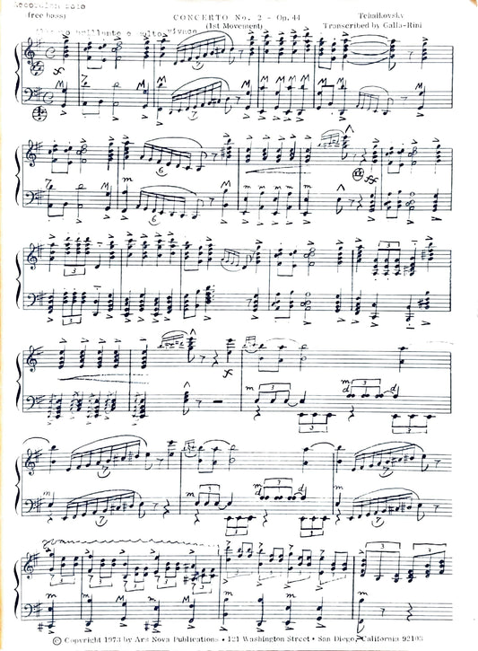 Concerto No. 2 - Op. 44 (1st Movement) (Solo)