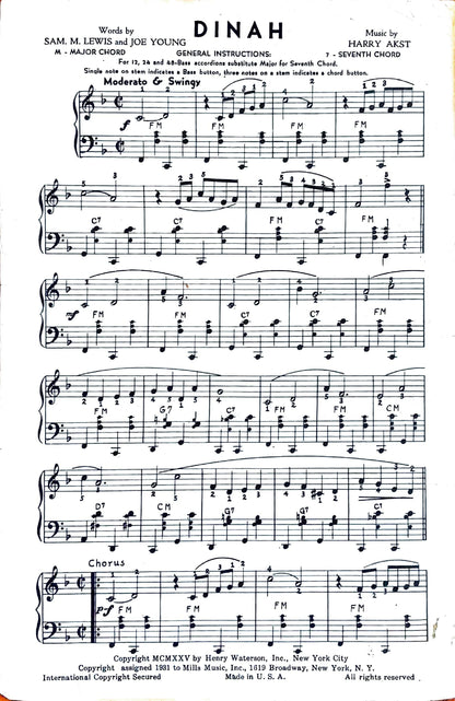 Dinah (Solo)