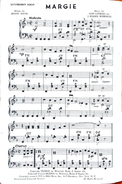 Margie (Solo)