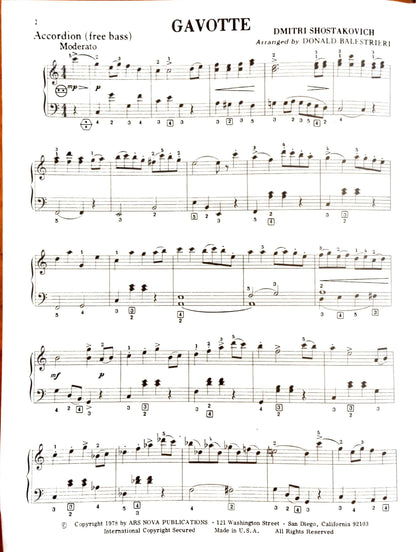 Gavotte from "Dance of the Dolls" (Solo free bass)