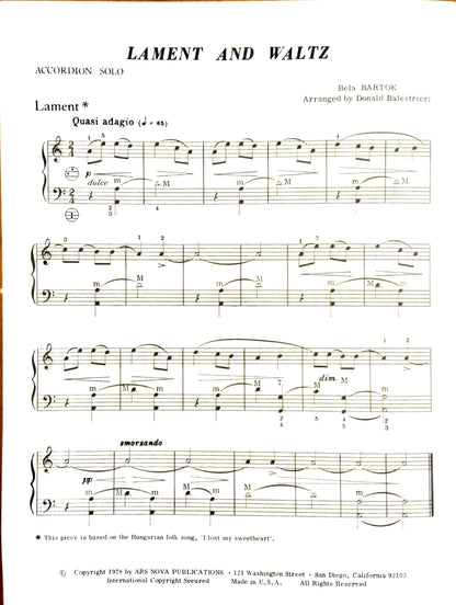 Lament and Waltz