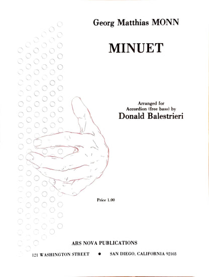 Minuet (G. Monn) (Solo free bass)