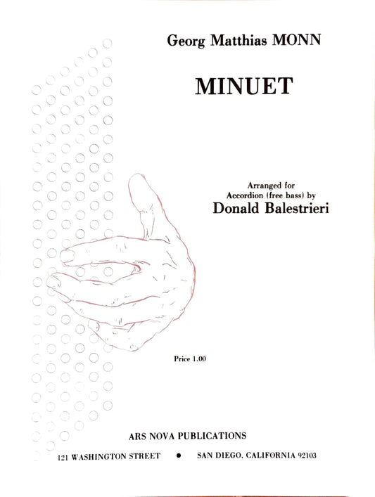 Minuet (G. Monn) (Solo free bass)