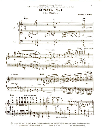 Sonata No. 1 in One Movement