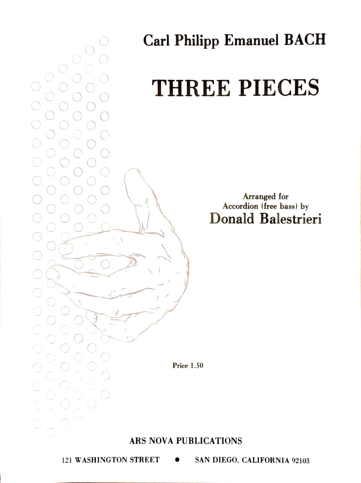 Three Pieces (CPE Bach) (Solo free bass)