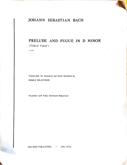 Prelude and Fugue in D Minor (Duet)