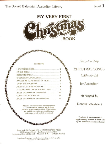 My Very First Christmas Book, Easy to Play, (11 titles)