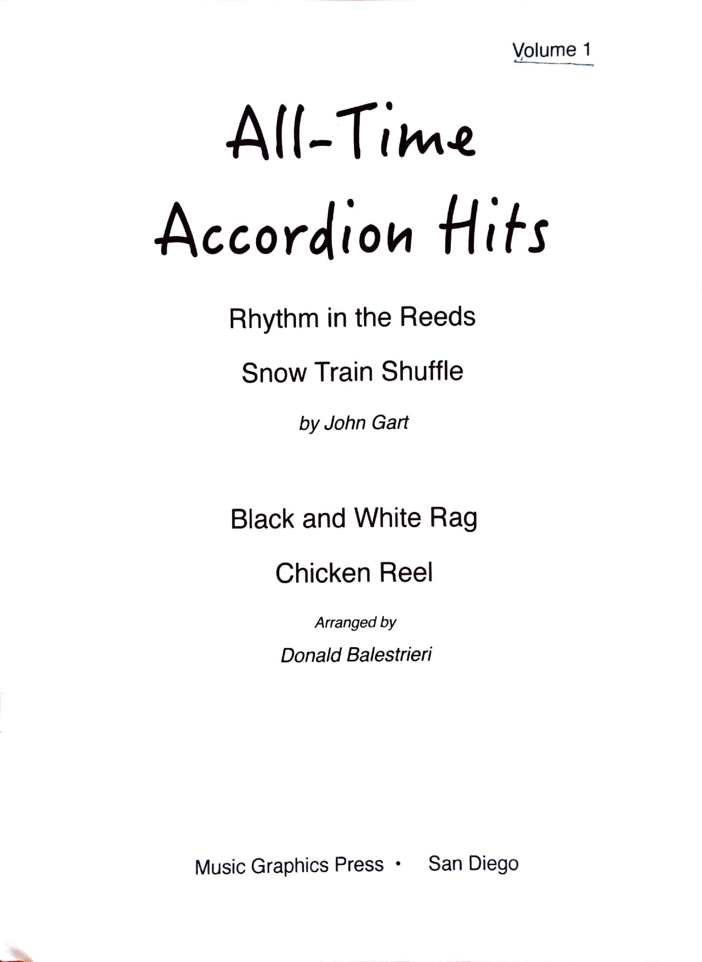All-Time Accordion Hits (eBook 4 titles), Volume 1