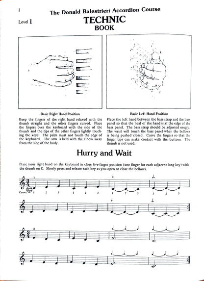 Donald Balestrieri Accordion Course Technic eBook Level 1