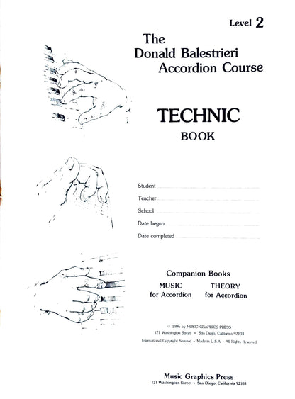 The Donald Balestrieri Accordion Course Technic eBook Level 2