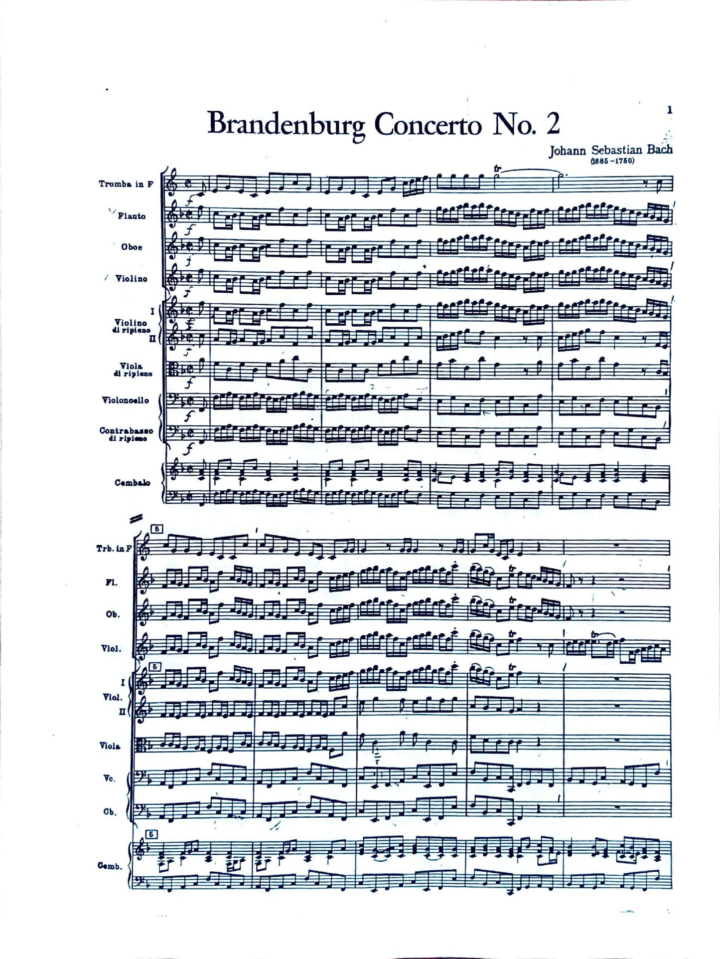 Brandenburg Concerto No. 2 in F Major (J S Bach) (accordion ensemble)