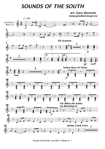 Sounds of the South arranged for Orchestral Instruments by Gary Daverne