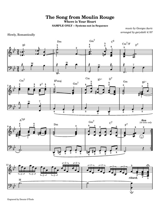 The Song From Moulin Rouge