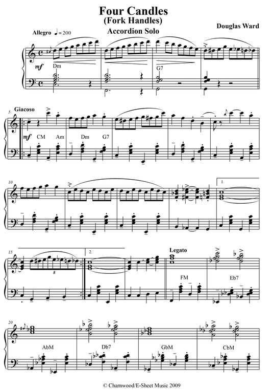 Four Candles (Fork Handles) (Solo)