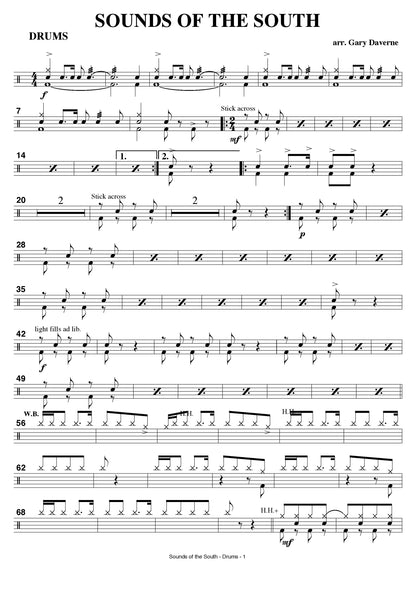 Sounds of the South arranged for Orchestral Instruments by Gary Daverne