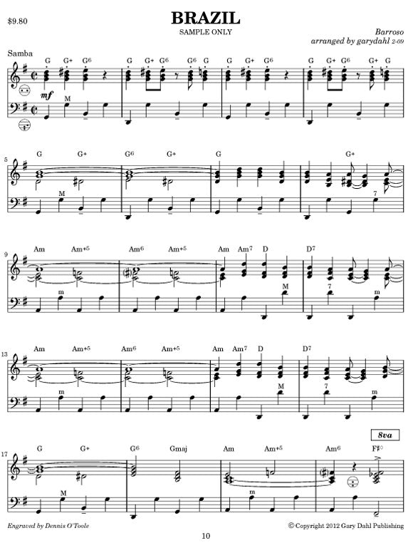 Latin Spectacular eBook accordion download arrangements by Gary Dahl