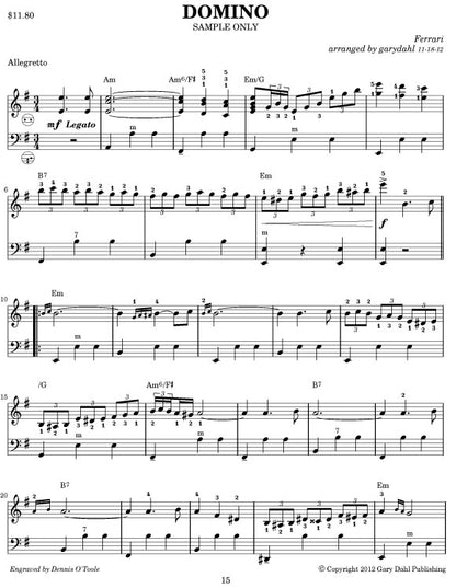Favorite French Standards eBook accordion arrangements by Gary Dahl