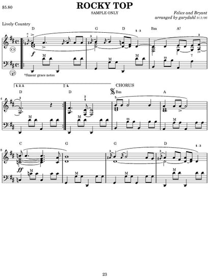 Easy Listening Variety eBook accordion arrangements by Gary Dahl
