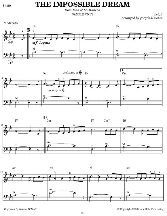 Easy Listening Variety eBook accordion arrangements by Gary Dahl