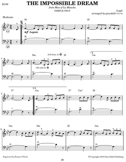 Easy Listening Variety eBook accordion arrangements by Gary Dahl