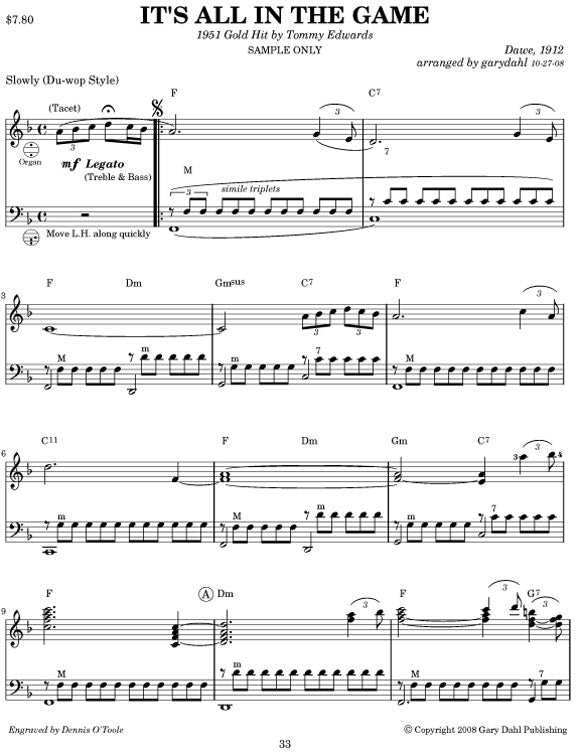 Easy Listening Variety eBook accordion arrangements by Gary Dahl
