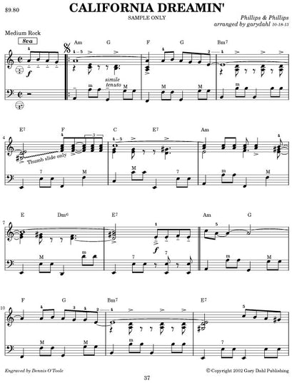 Easy Listening Variety eBook accordion arrangements by Gary Dahl