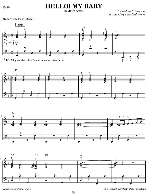 Easy Listening Variety eBook accordion arrangements by Gary Dahl