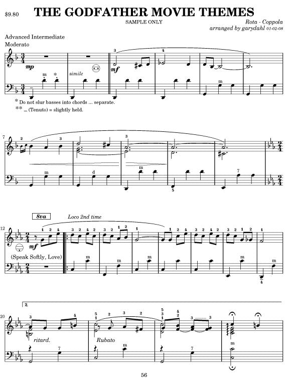 Easy Listening Variety eBook accordion arrangements by Gary Dahl