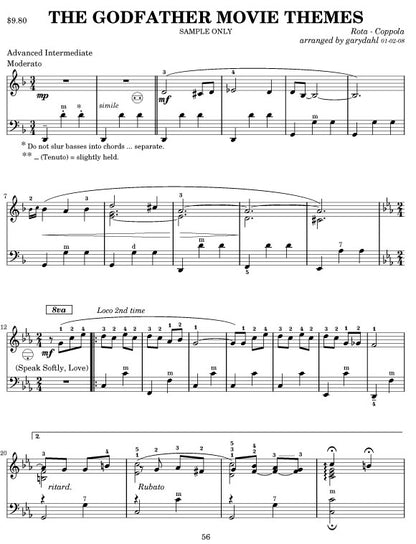 Easy Listening Variety eBook accordion arrangements by Gary Dahl