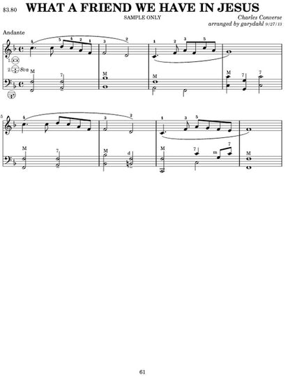 Easy Listening Variety eBook accordion arrangements by Gary Dahl