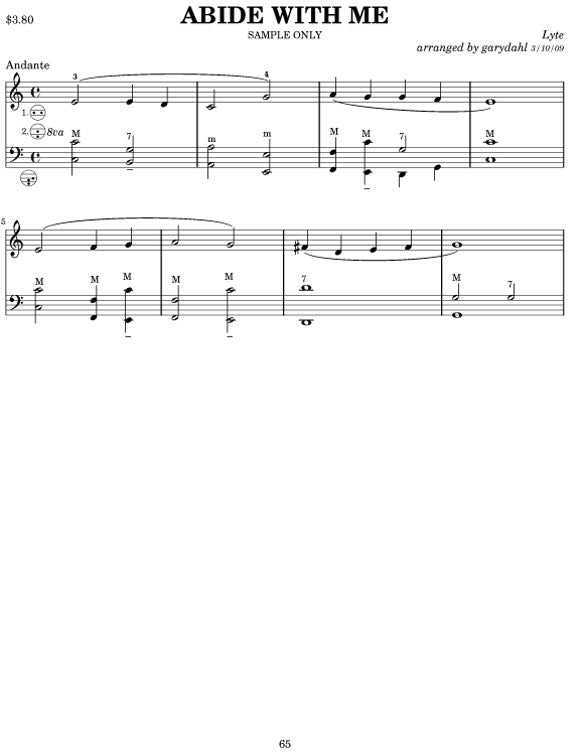 Easy Listening Variety eBook accordion arrangements by Gary Dahl