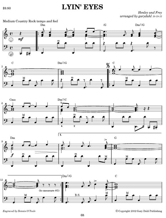 Easy Listening Variety eBook accordion arrangements by Gary Dahl