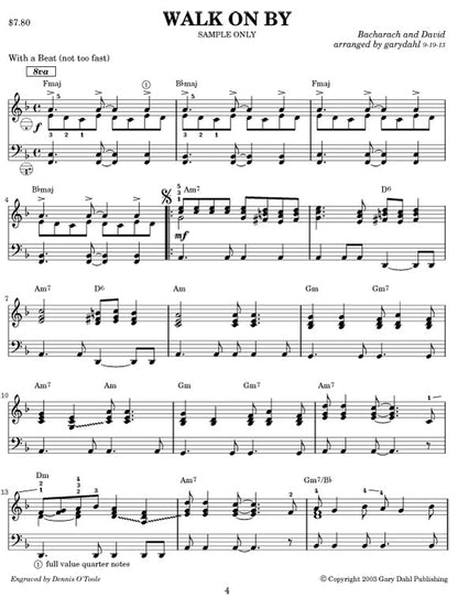 Easy Listening Variety eBook accordion arrangements by Gary Dahl