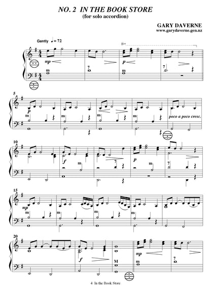 In the Book Store (solo accordion) from Shopping Center Suite