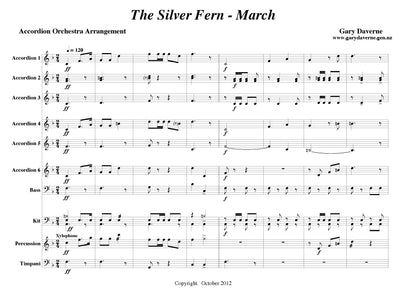 Silver Fern March (accordion ensemble)